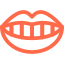 Symbol für ein selbstbewusstes Lächeln